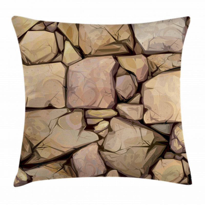 Cottage Stone Wall Pillow Cover