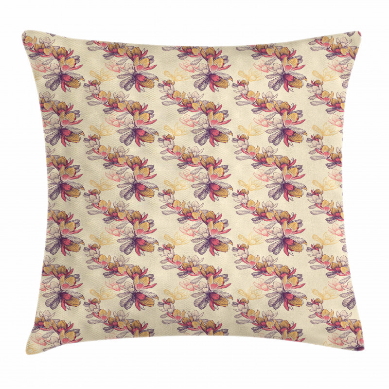 Portrayal Illustration Pillow Cover