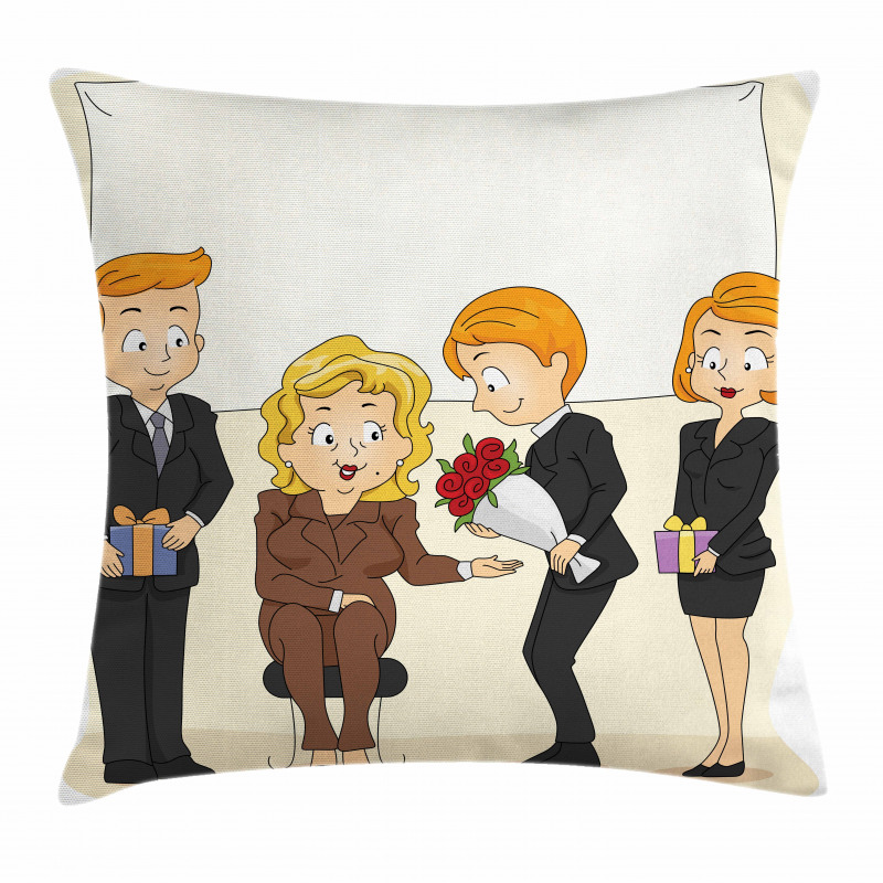Coworker Celebration Pillow Cover