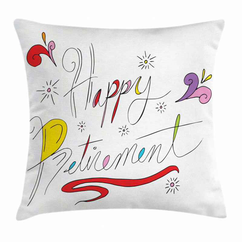 Floral Motifs Doodle Pillow Cover