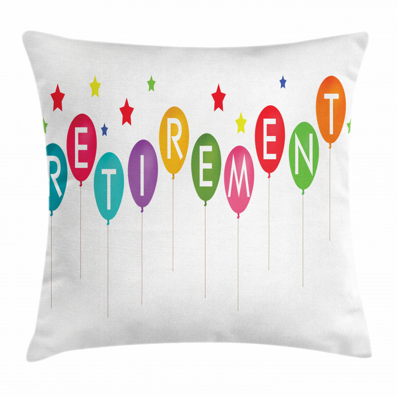 Balloons and Stars Pillow Cover