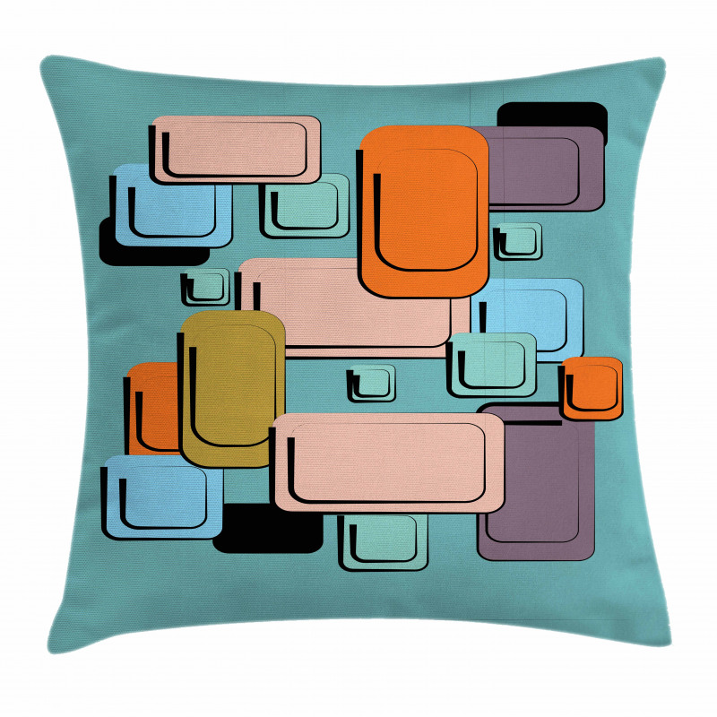 Geometric Rectangle Forms Pillow Cover