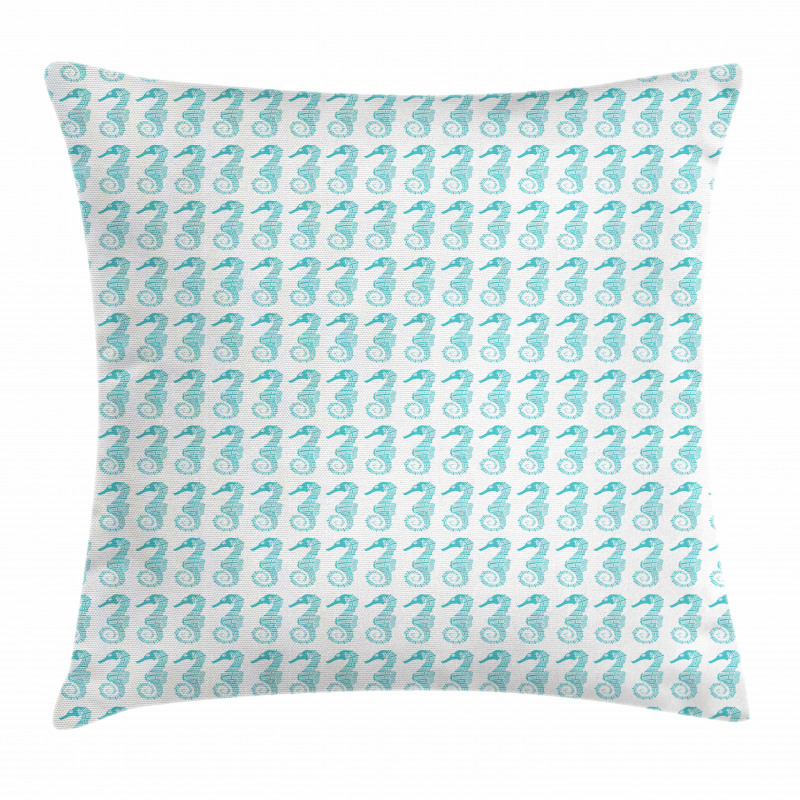 Aquatic Creatures Pillow Cover