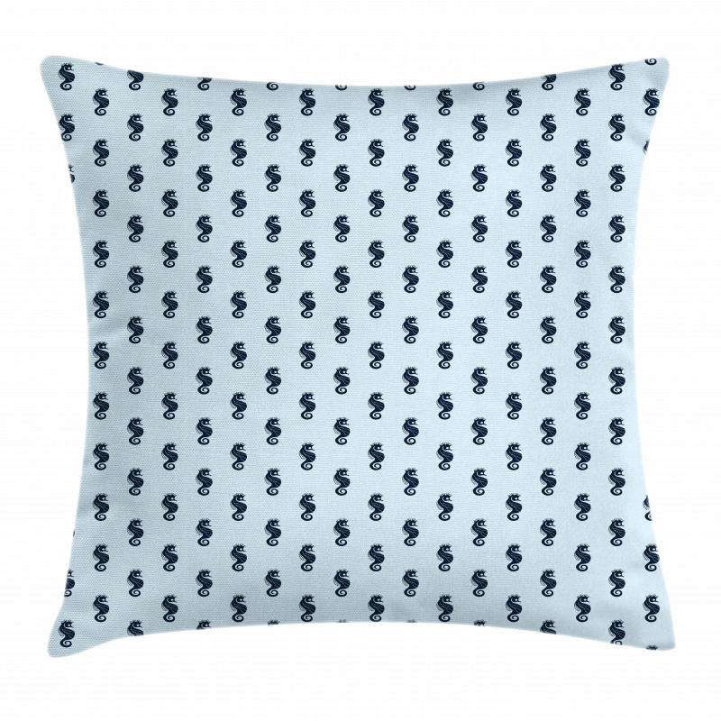 Seahorse Design Pillow Cover
