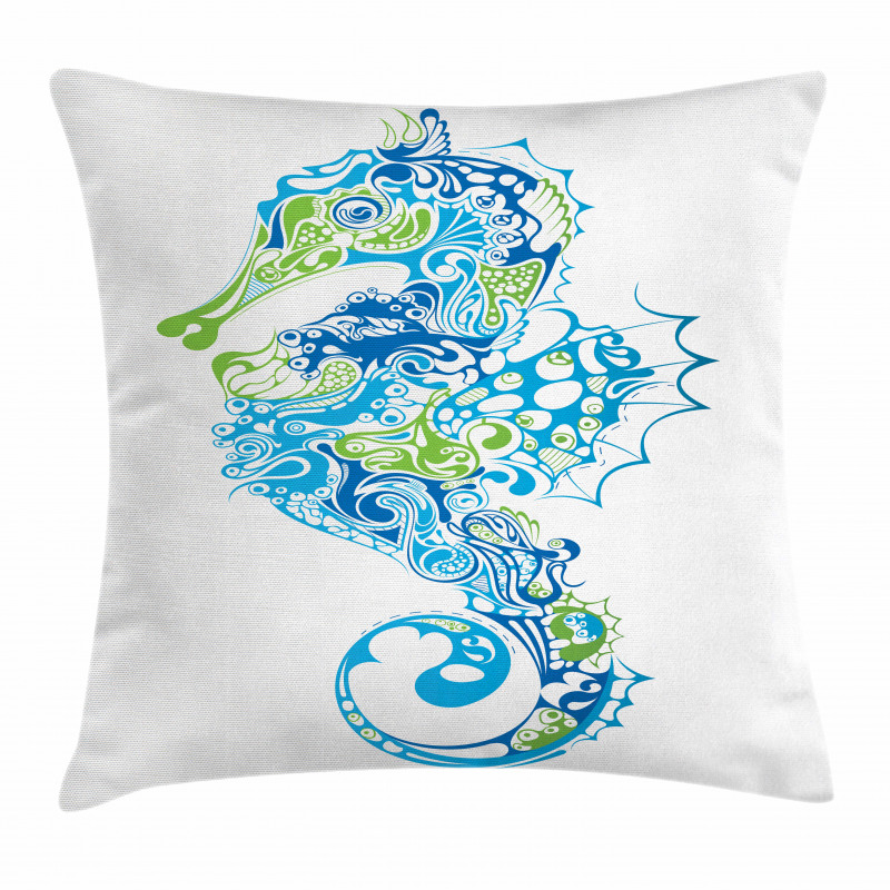 Curvy and Wavy Forms Pillow Cover