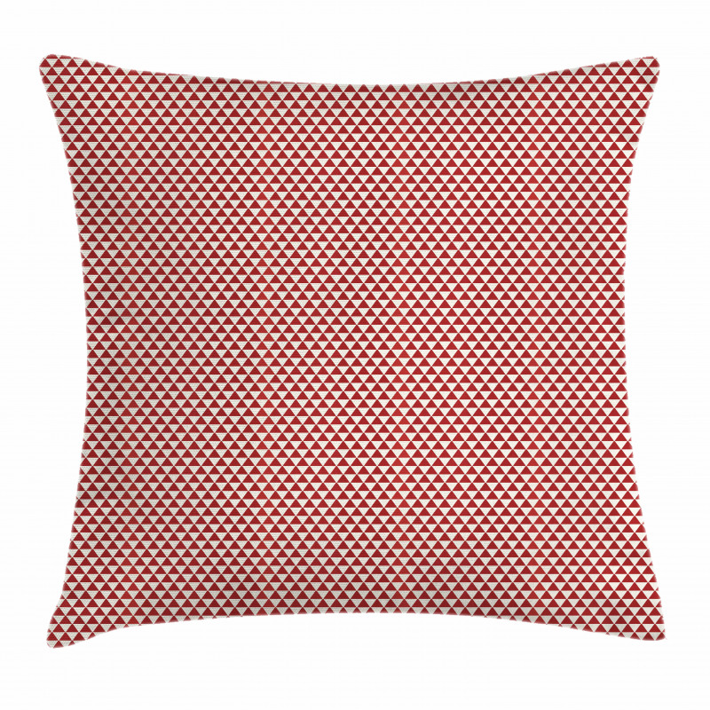 Bicolor Triangles Pillow Cover
