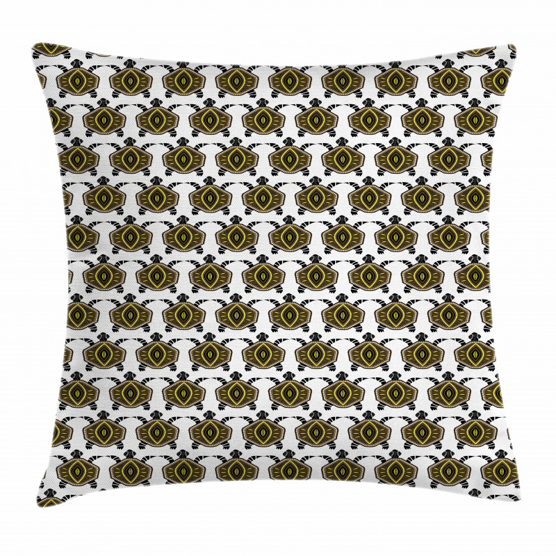 Indigenous Animal Design Pillow Cover