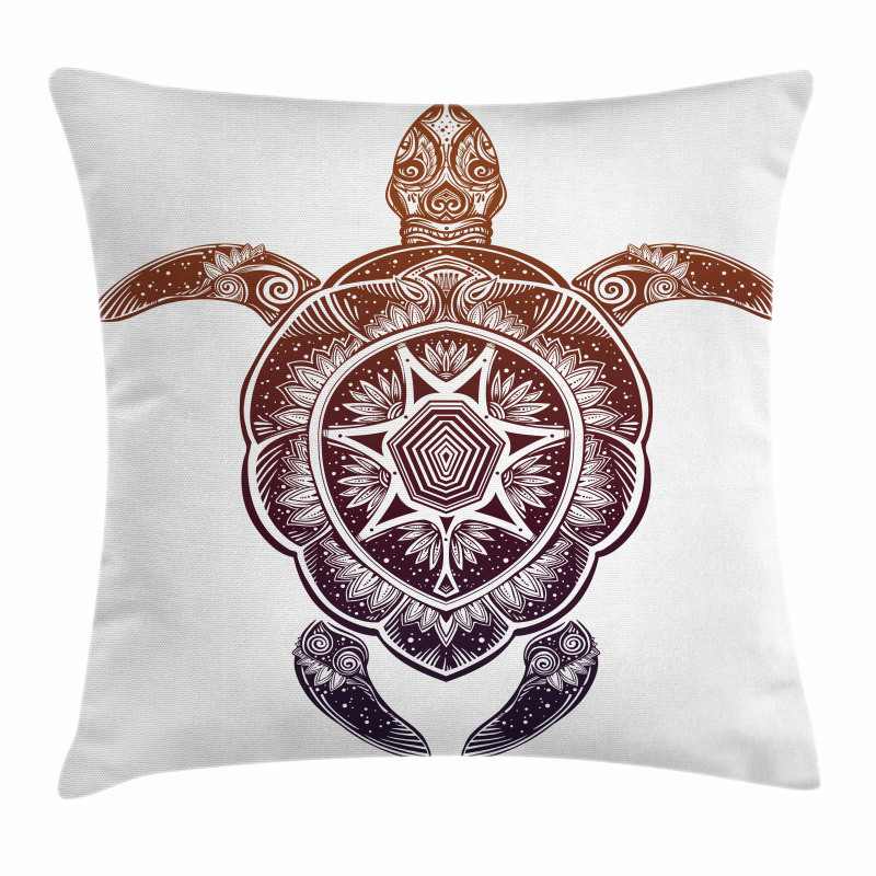Ornate Mandala Motif Pillow Cover