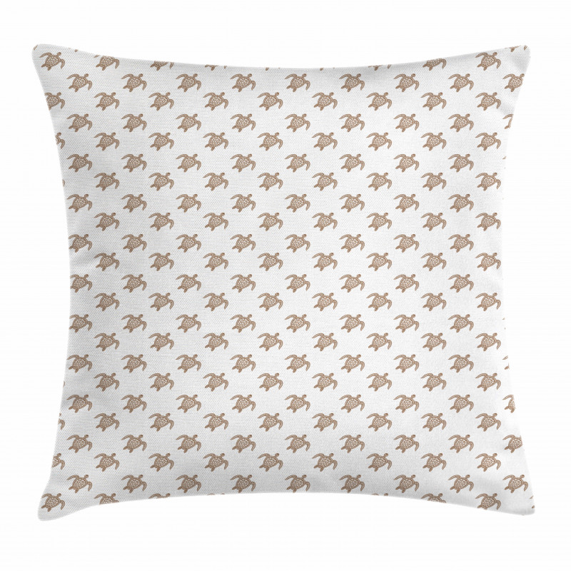 Repeating Animal Pattern Pillow Cover