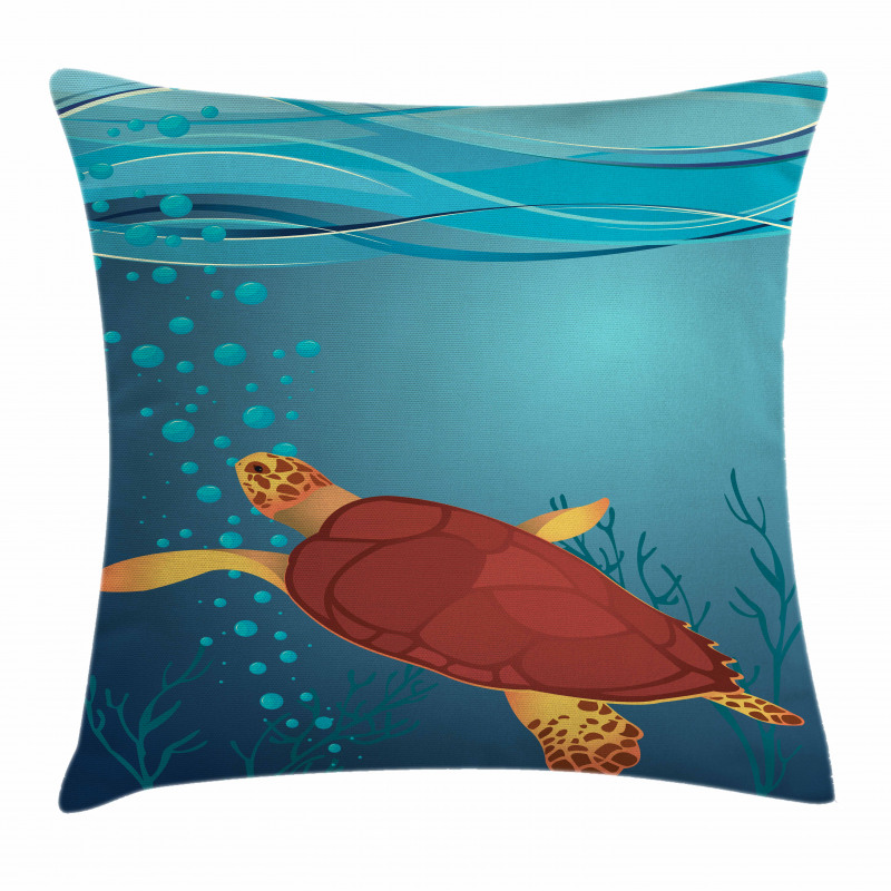 Underwater Composition Pillow Cover