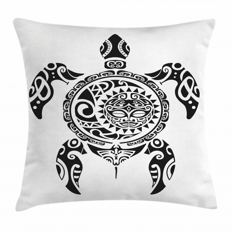 Hawaiian Maori Animal Pillow Cover