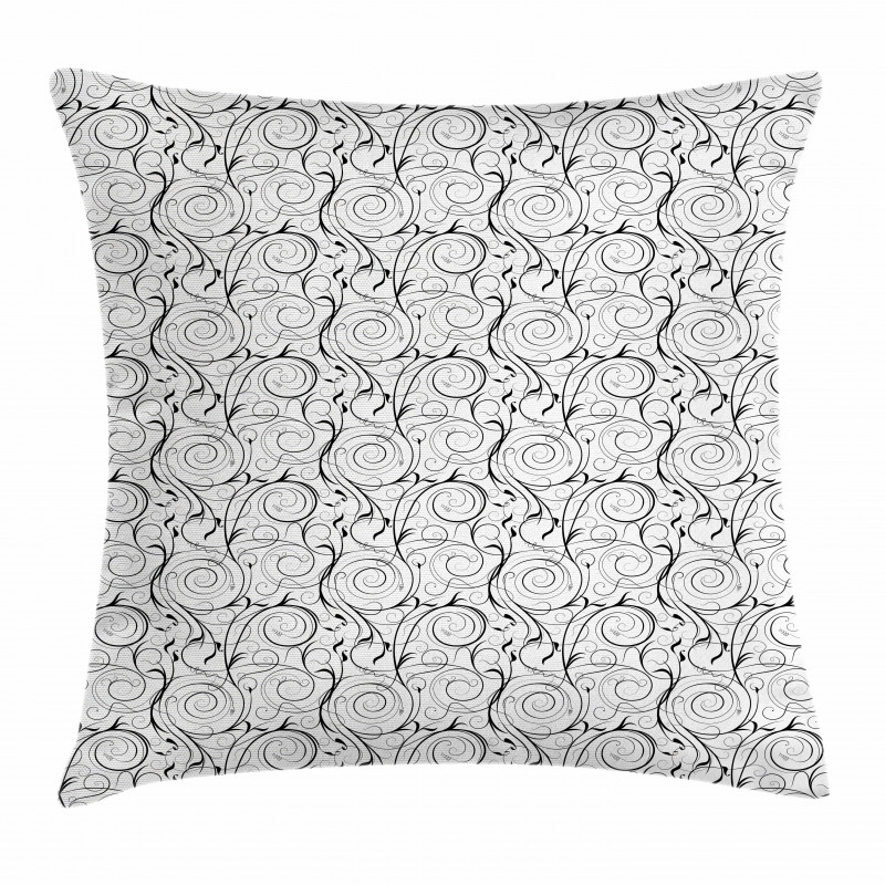 Swirling Motifs Pillow Cover