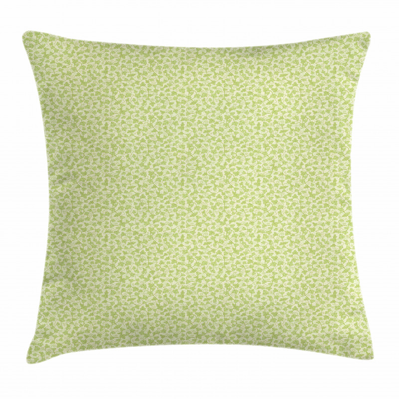 Hand-Drawn Ivy Plants Pillow Cover