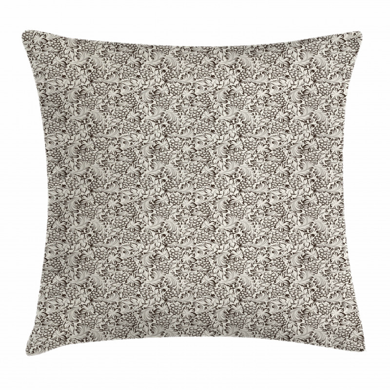 Bulky Leaves Pillow Cover