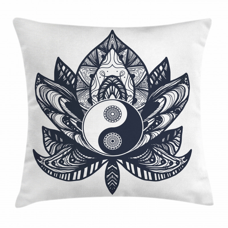 Lotus Leaf Spritiual Pillow Cover