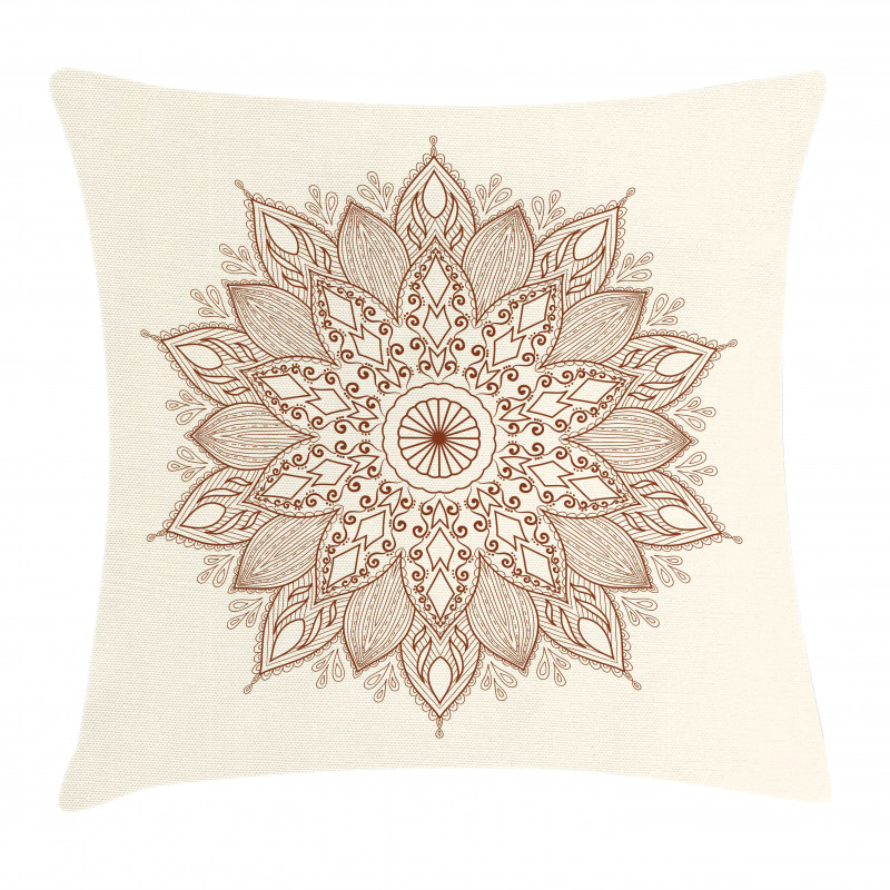 Round Lace Pillow Cover