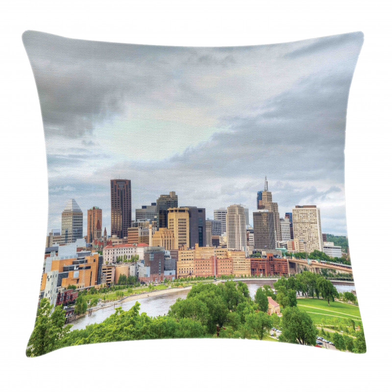 Downtown Saint Paul Pillow Cover