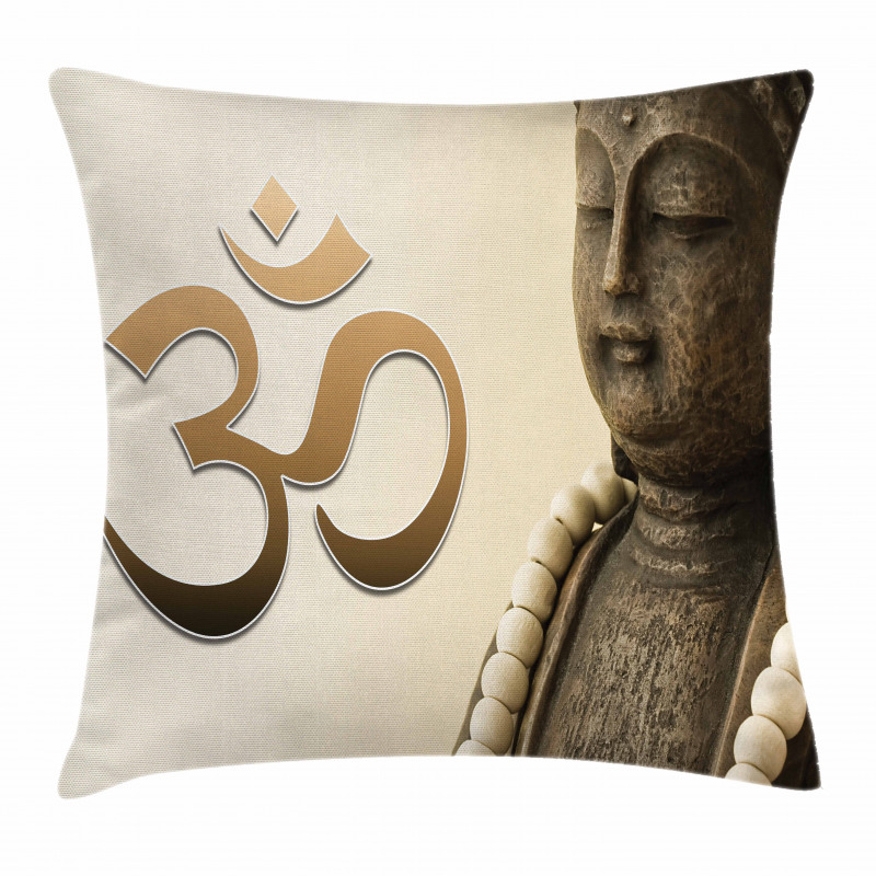 East Asian Ancient Zen Form Pillow Cover