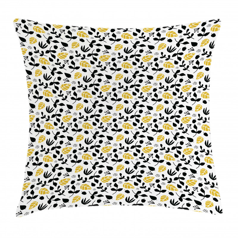 Repeating Silhouettes Pillow Cover