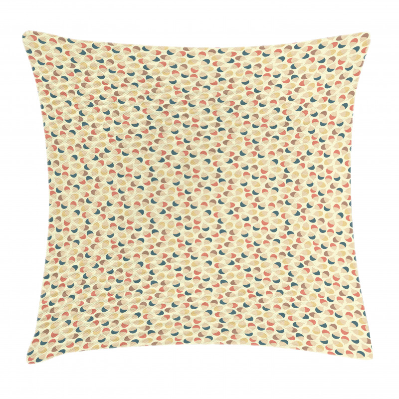 Colorful Oak Seed Pattern Pillow Cover