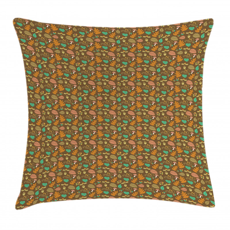 Ornamental Fall Season Pillow Cover