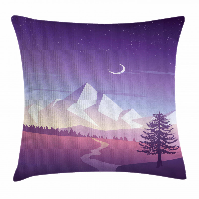 Mountain Scenery Pillow Cover