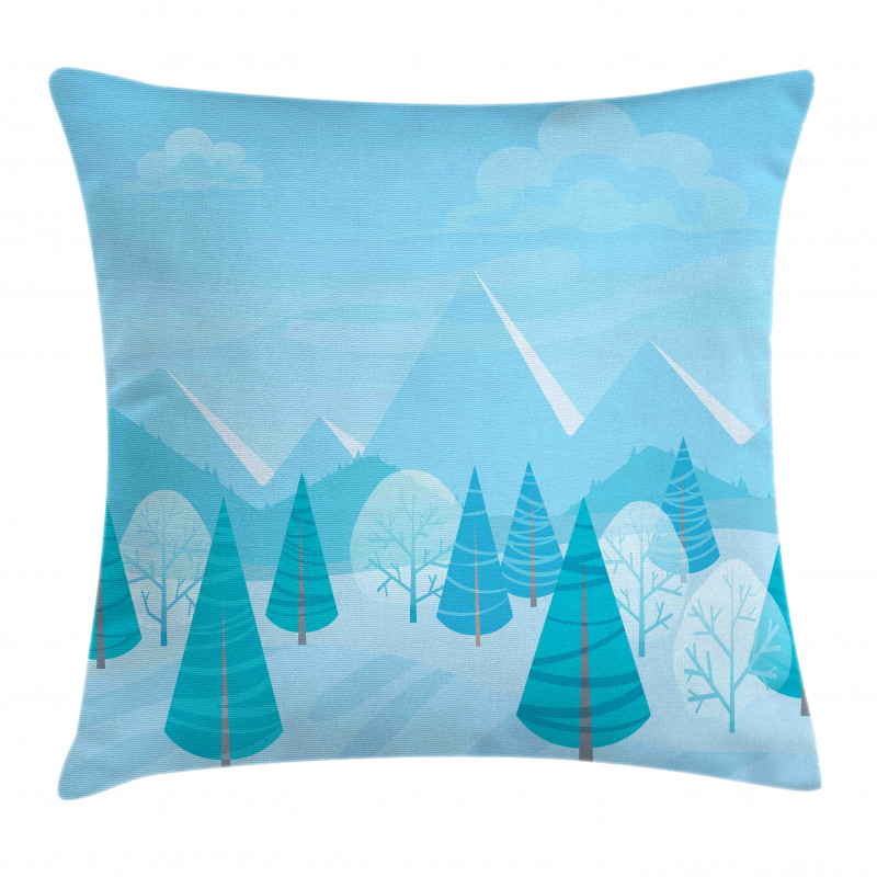 Christmas Pines Alps Pillow Cover