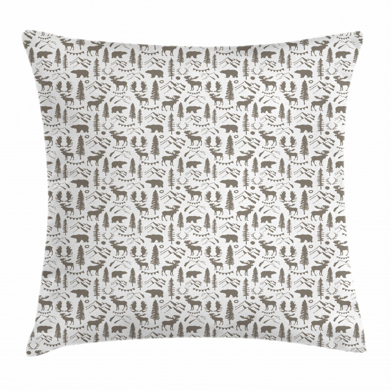Wild Nature Theme Pillow Cover