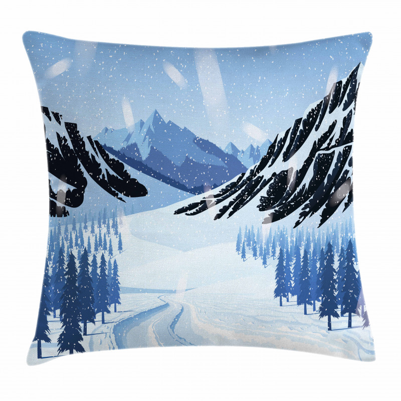 Snowy Highlands Pillow Cover