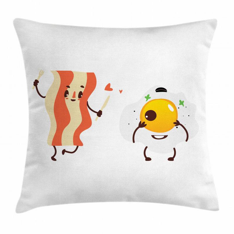 Funny Cartoon Characters Pillow Cover