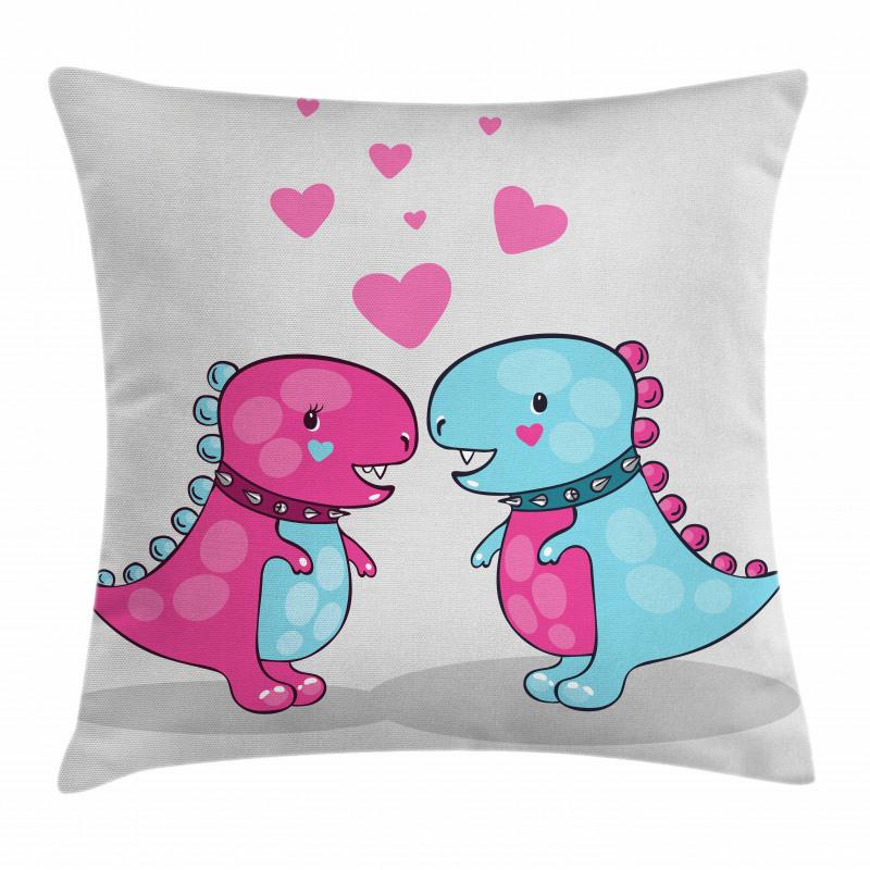 Lover Couple Hearts Pillow Cover