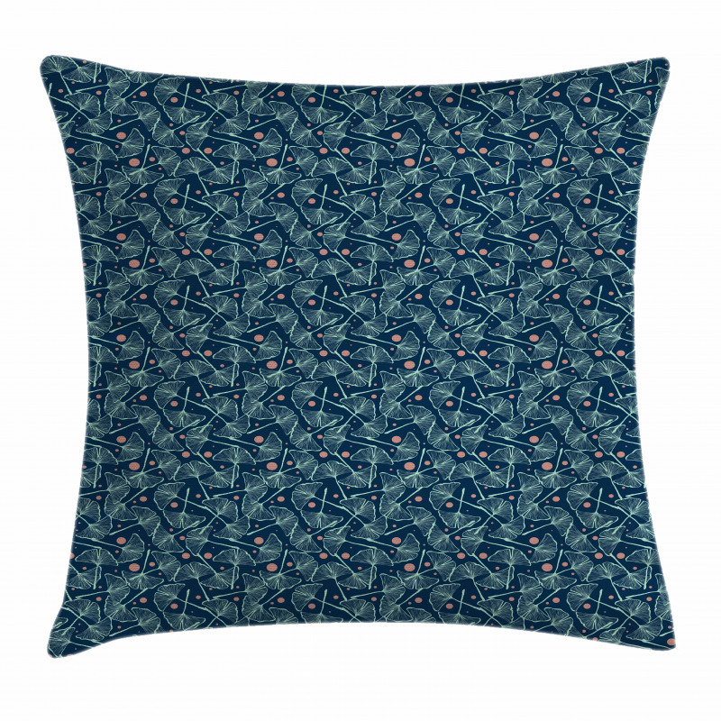 Ginkgo Biloba Leaves Pillow Cover