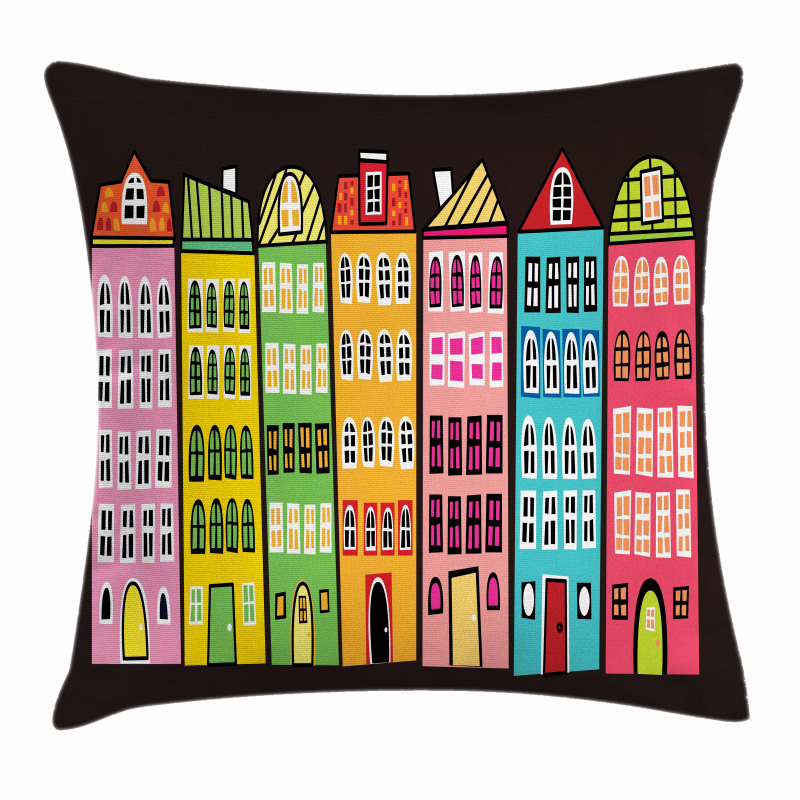 European Apartments Pillow Cover