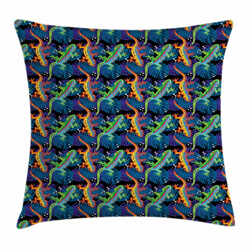 Exotic Flora and Fauna Pillow Cover