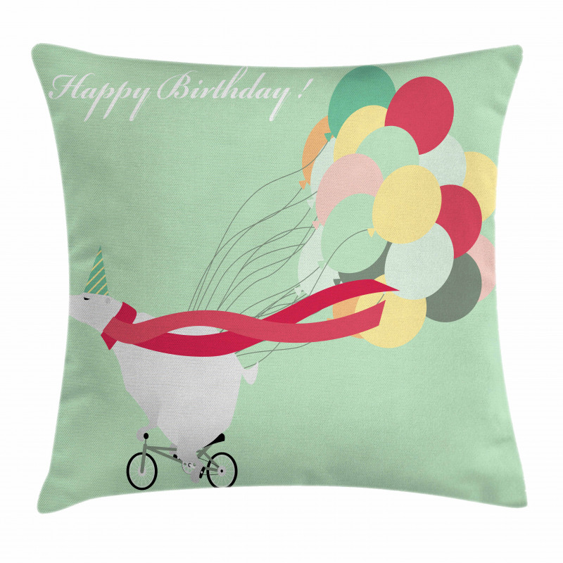 Happy Birthday Party Pillow Cover