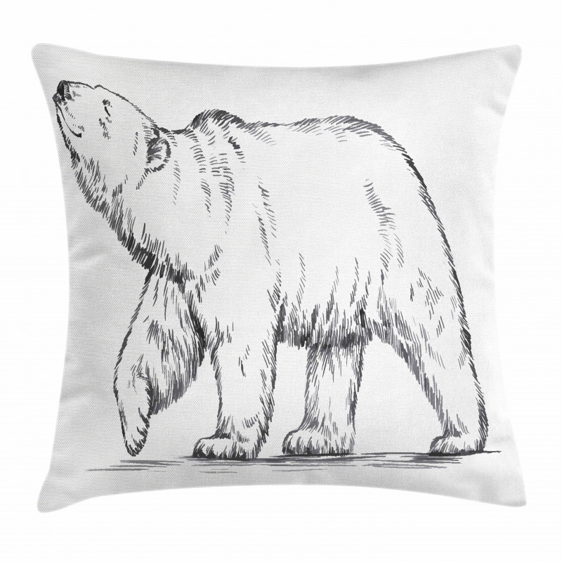 Sketch Nordic Animal Pillow Cover