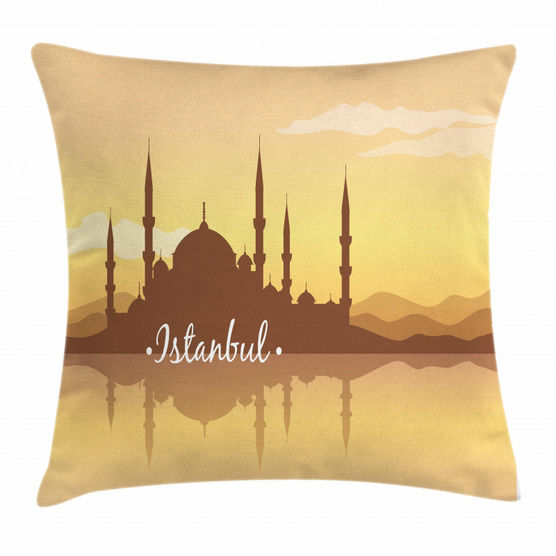 Panorama Sunset View Pillow Cover