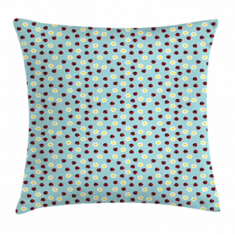 Daisy Blossom Spring Pillow Cover