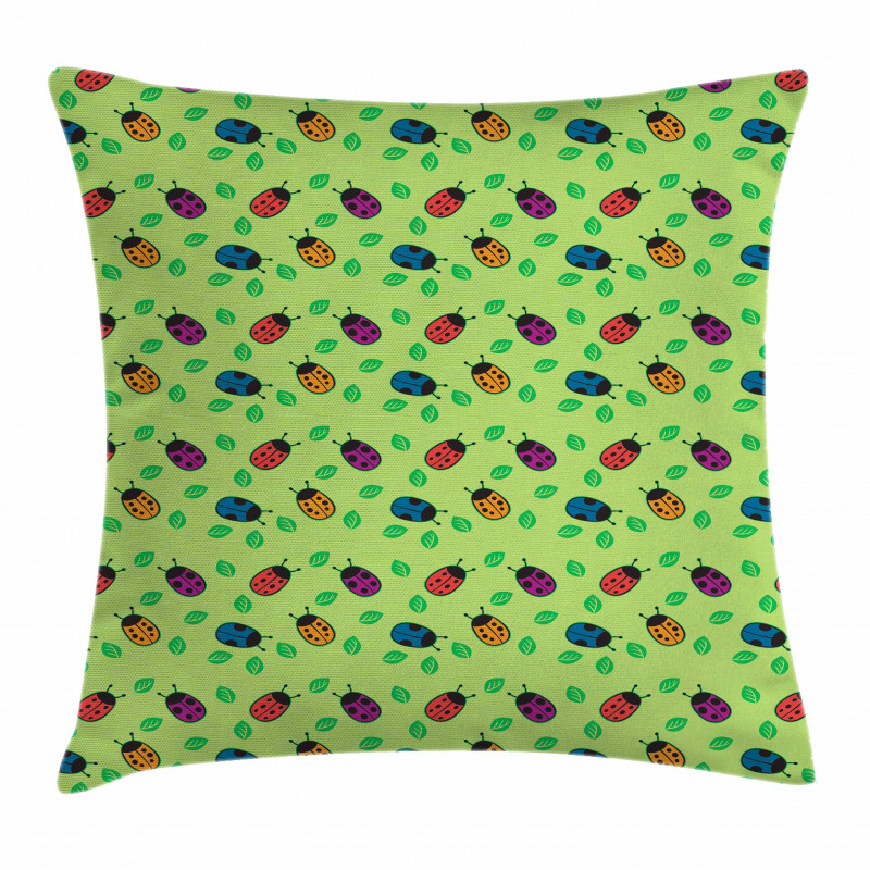 Luck Bugs Girls Pillow Cover