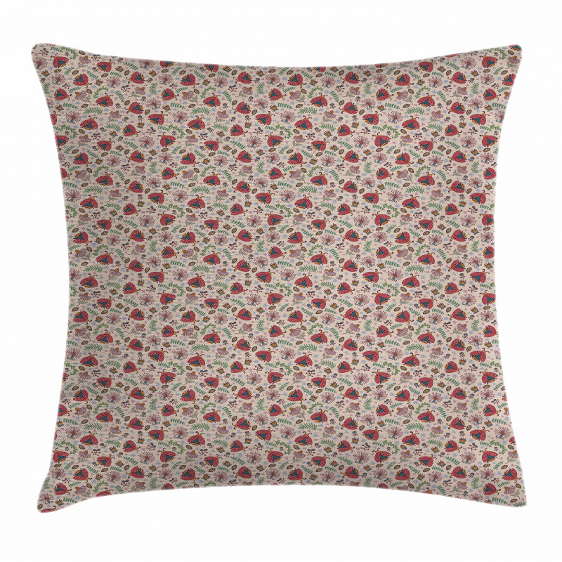 Botanical Beauty Nature Pillow Cover