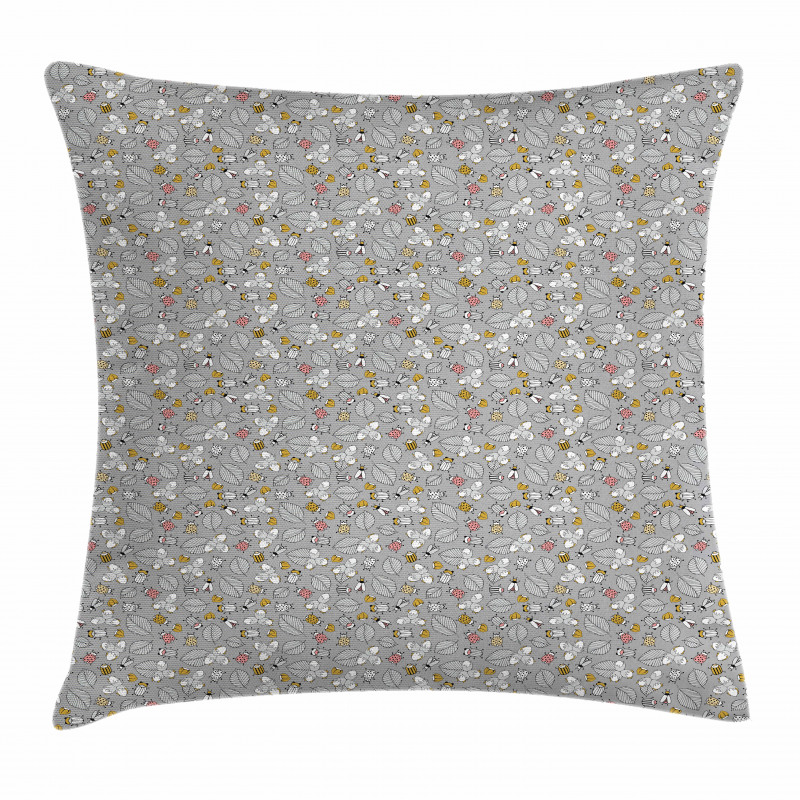 Autumn Forest Leaves Pillow Cover