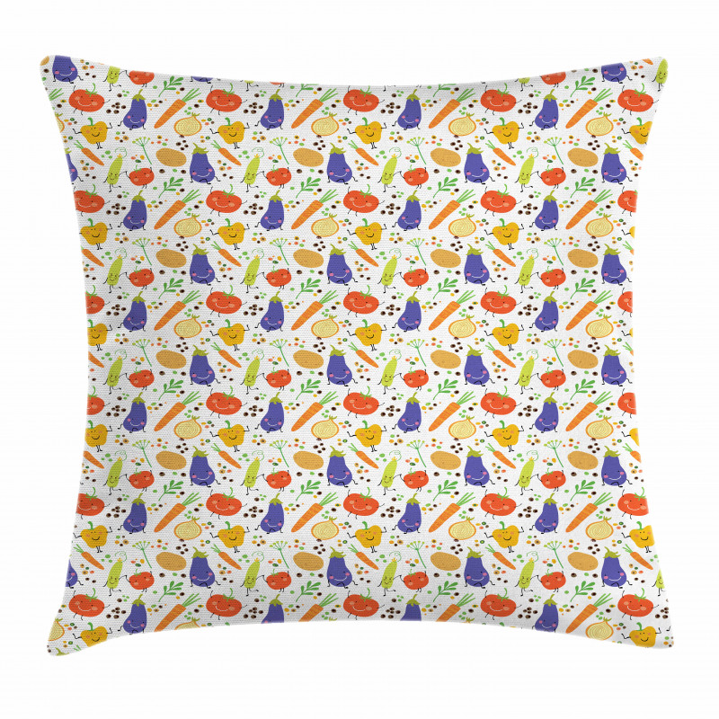 Nursery Cartoon Pattern Pillow Cover