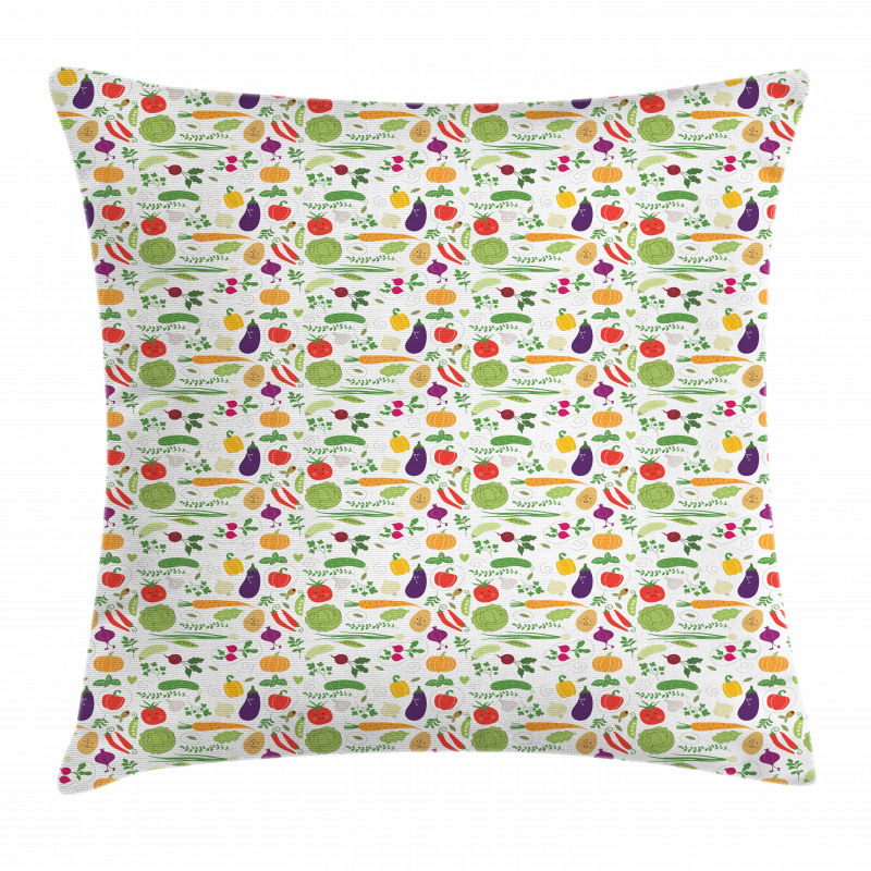 Vegetarian Cabbage Pillow Cover