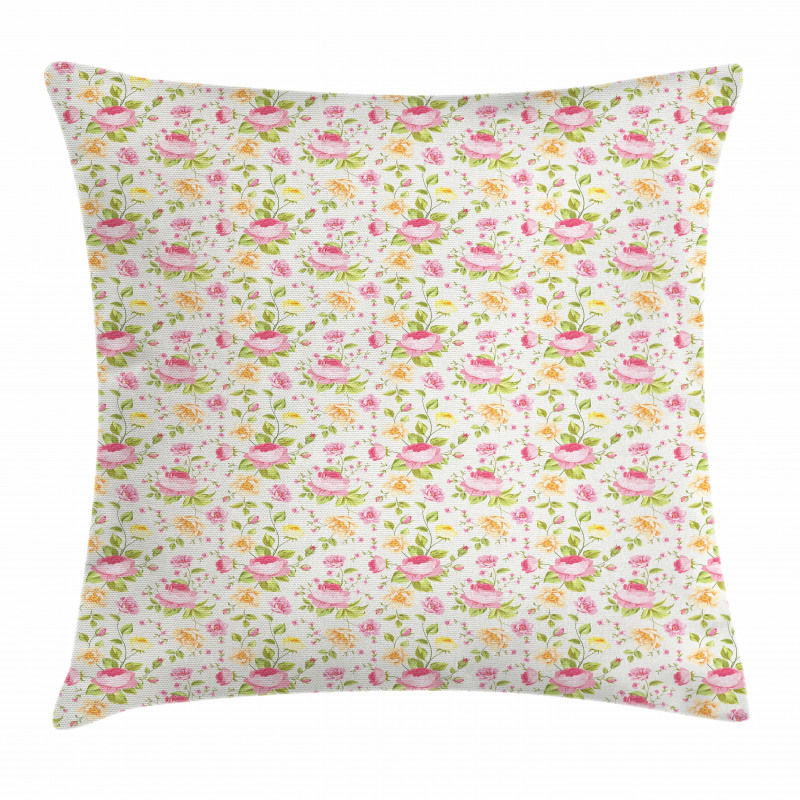 Thriving Peonies Pillow Cover