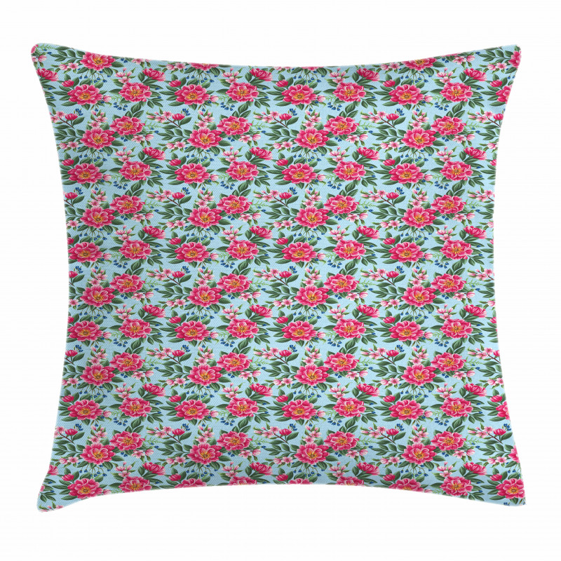 Spring Season Composition Pillow Cover