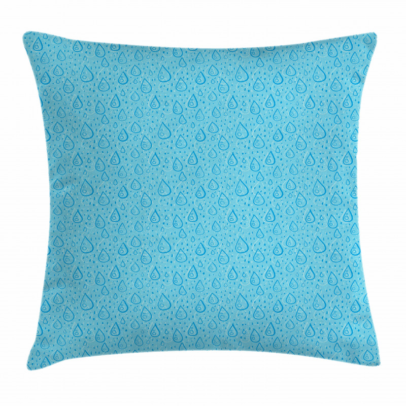 Calming Aquatic Colors Pillow Cover