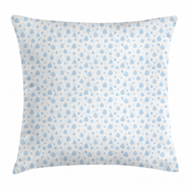 Silhouette Raindrops Grid Pillow Cover