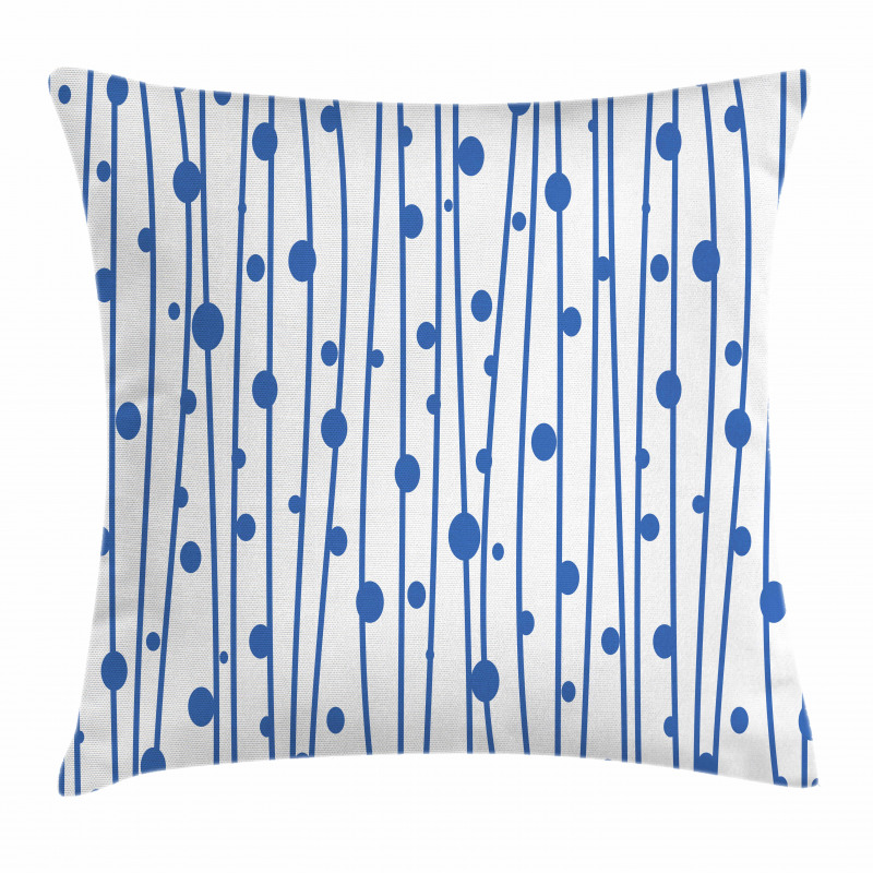 Water Drop Lines Pillow Cover