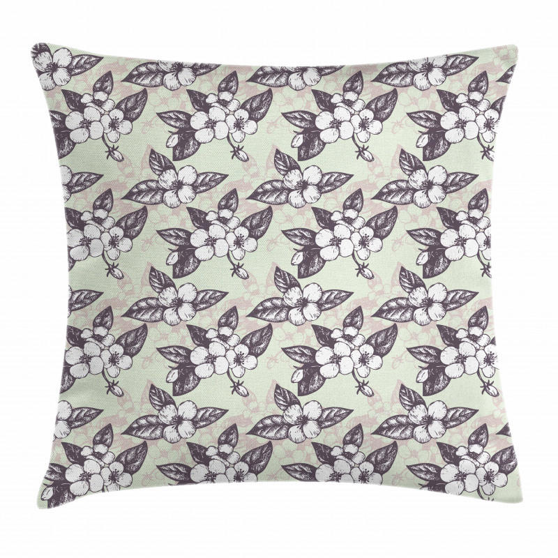 Nostalgic Style Nosegay Pillow Cover