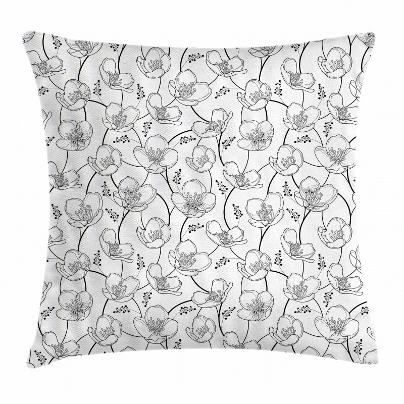 Intertwined Branches Pillow Cover